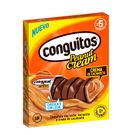 Maíz frito barbacoa bañado en chocolate negro Mr. Corn Conguitos doy pack 110 g.